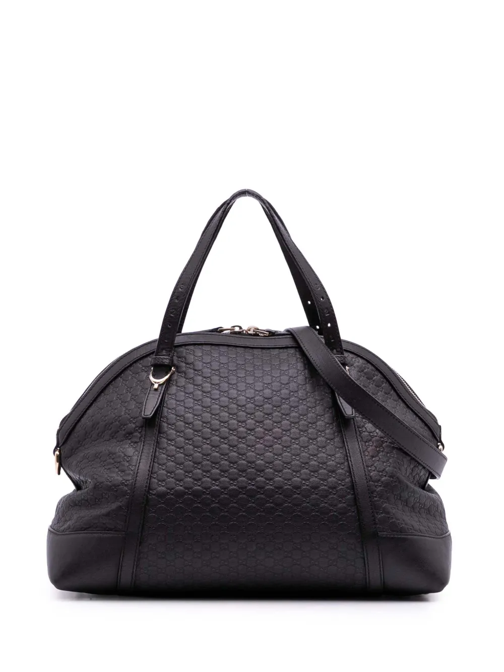 Gucci Pre-Owned 2016-2025 Large Microguccissima Nice Dome satchel | Black | Image 1