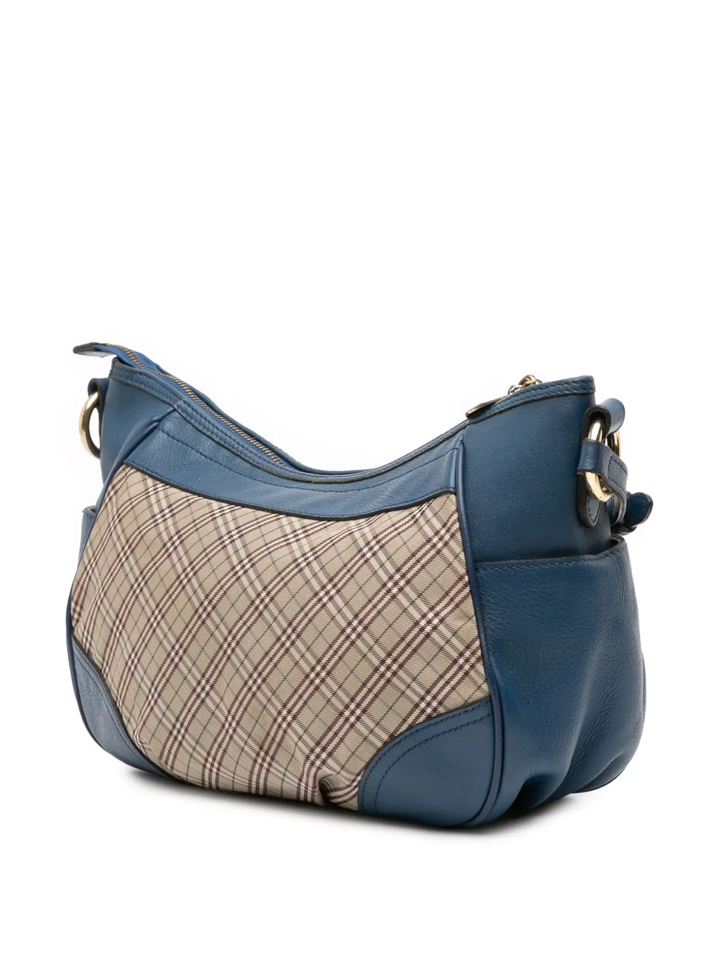Pre-owned Burberry 2000-2017 Nova Check Canvas Crossbody Bag In Brown