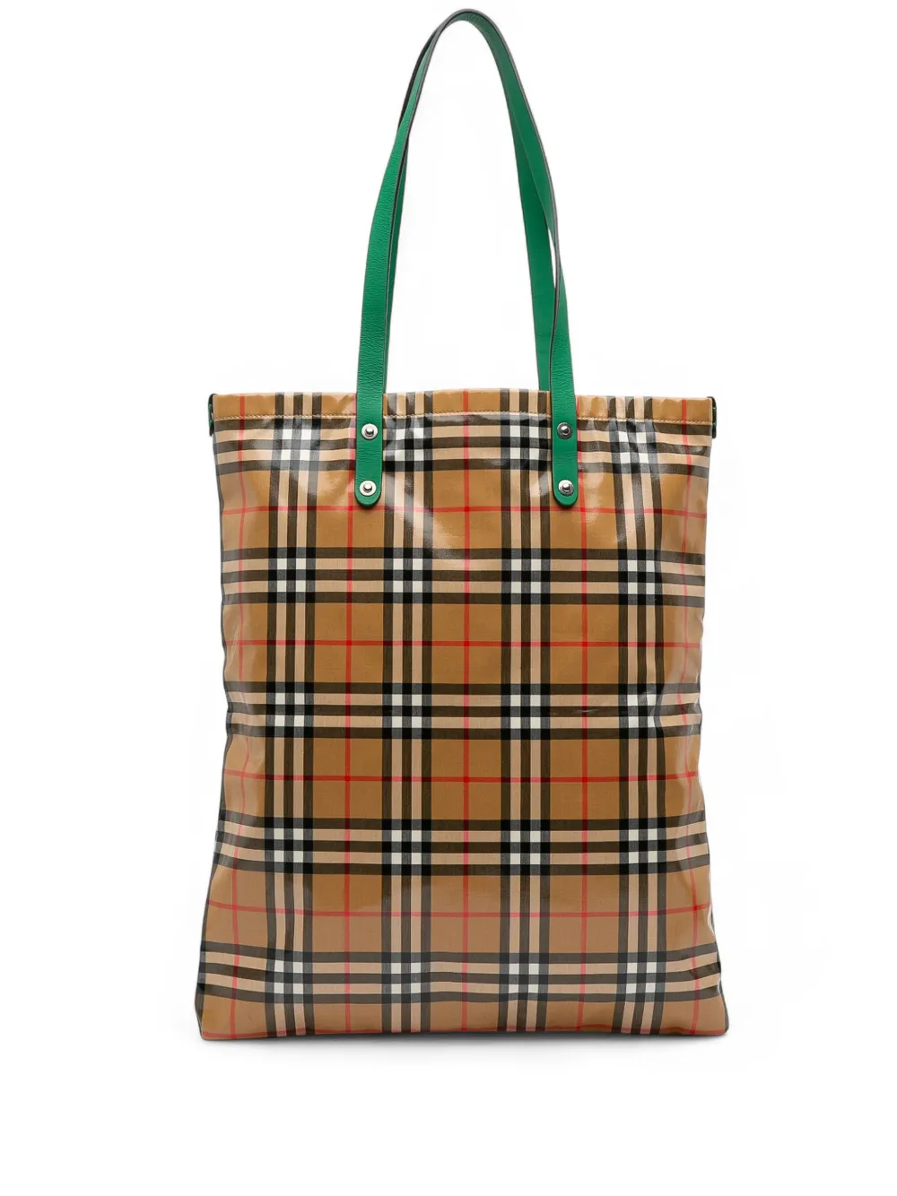 Burberry Pre-Owned 2000-2017 House Check Coated Canvas tote bag | Brown | Image 1