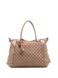 Gucci Pre-Owned 2016-2025 GG Canvas Bella Convertible Tote satchel - Brown