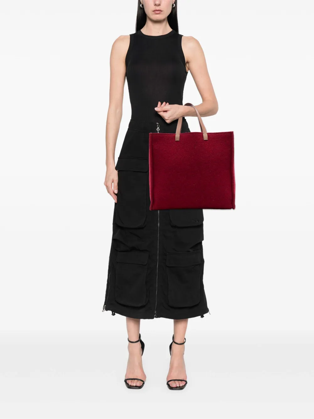 Fendi Pre-Owned 2010-2025 Felt Shopping tote bag | Pre-Owned | Image 2