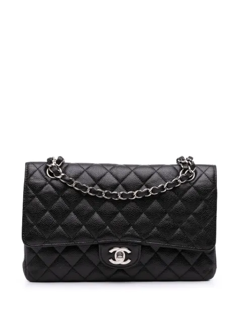 CHANEL Pre-Owned 2014-2015 Medium Classic Caviar Double Flap shoulder bag