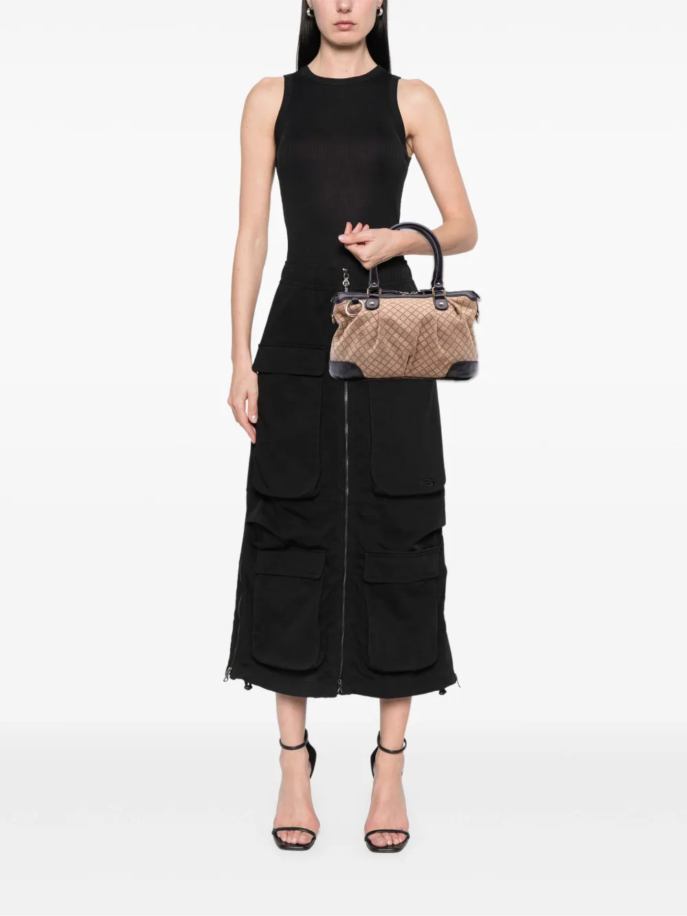 Gucci Pre-Owned 2016-2025 Diamante Canvas Sukey satchel | Pre-Owned | Image 2