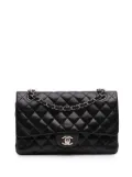 CHANEL Pre-Owned 2008-2009 Medium Classic Lambskin Double Flap shoulder bag - Black