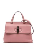 Gucci Pre-Owned 2016-2025 Medium Leather Bamboo Daily satchel - Pink