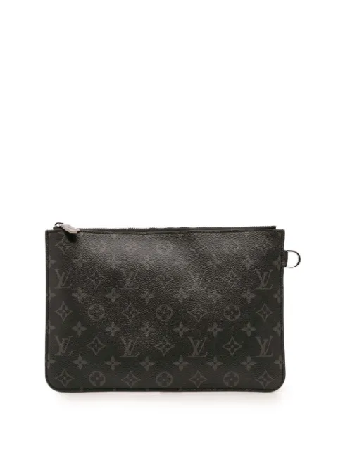 Louis Vuitton Pre-Owned 2018 Monogram Eclipse Cabas Pochette Clutch