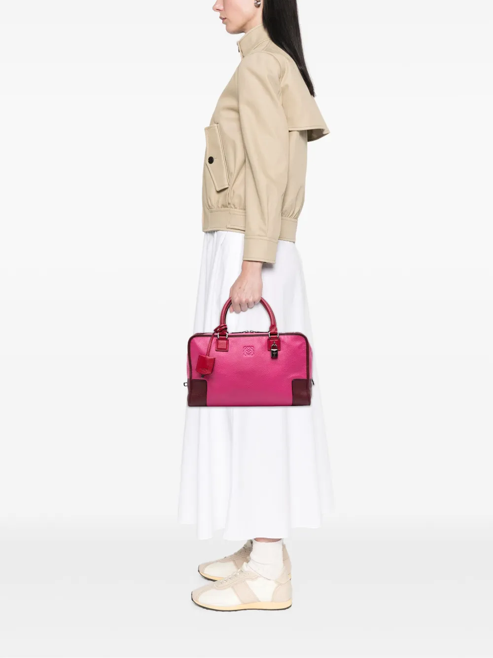 Loewe Pre-Owned 2011 Tricolor Goatskin Amazona 36 handbag | Pre-Owned | Image 2