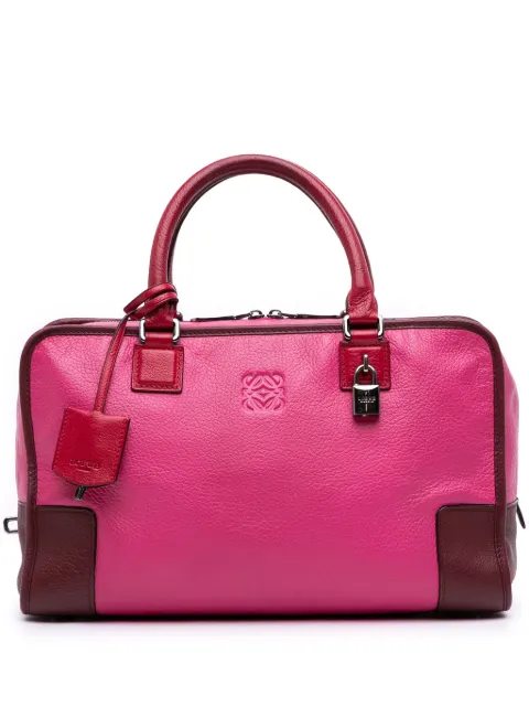 Loewe Pre-Owned 2011 Tricolor Goatskin Amazona 36 handbag