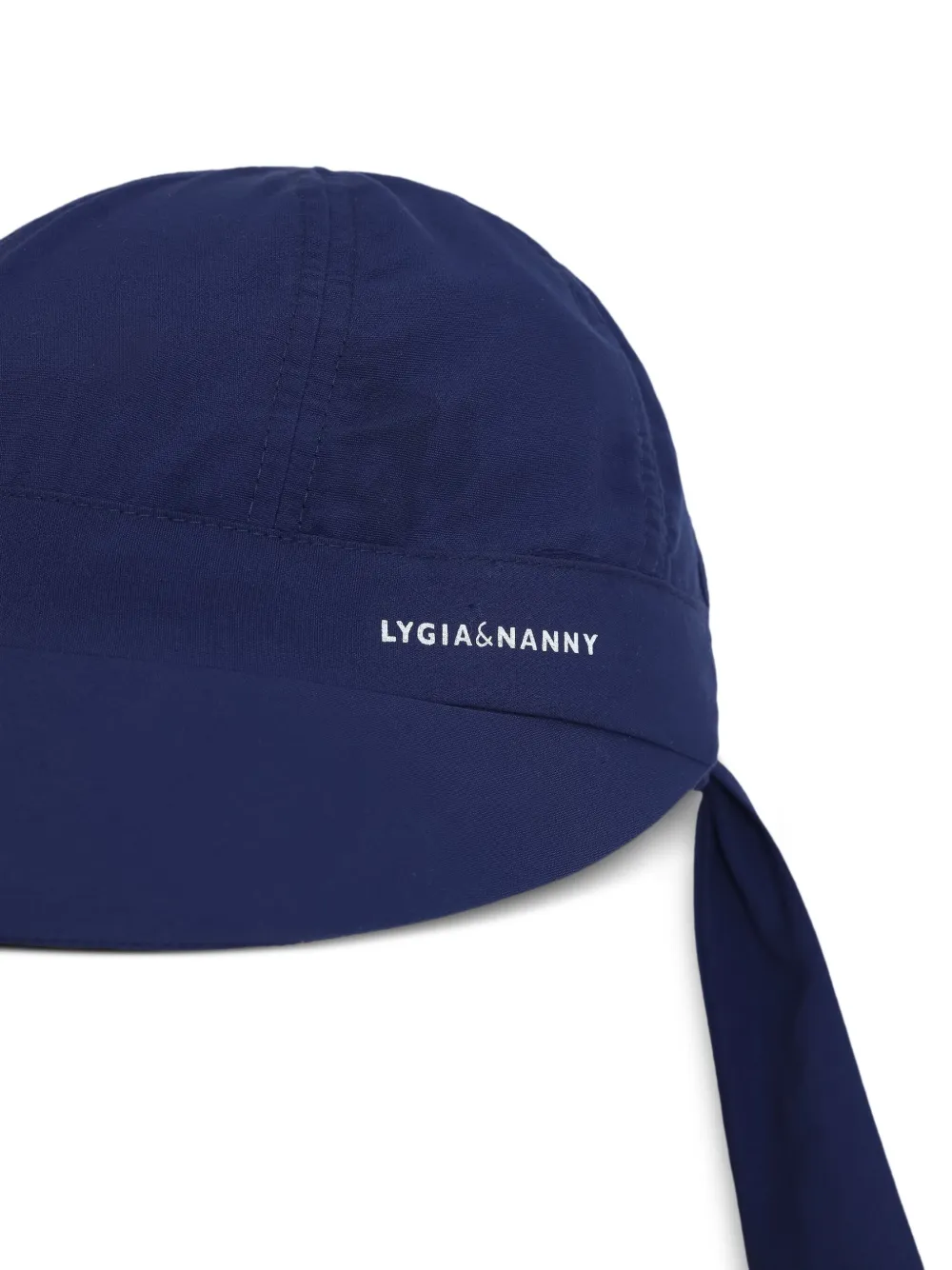 Lygia & Nanny Zonnehoed met gestrikte hals Blauw