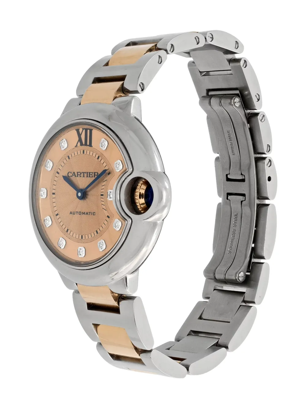 Pre-owned Cartier Ballon Bleu 33mm In Pink