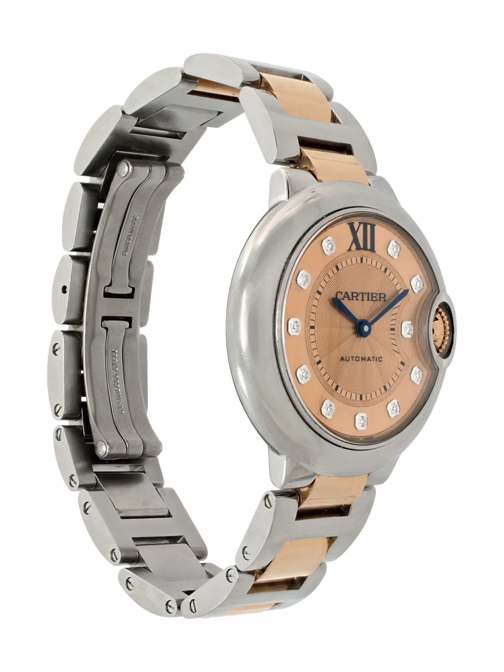 Pre-owned Cartier Ballon Bleu 33mm In Pink