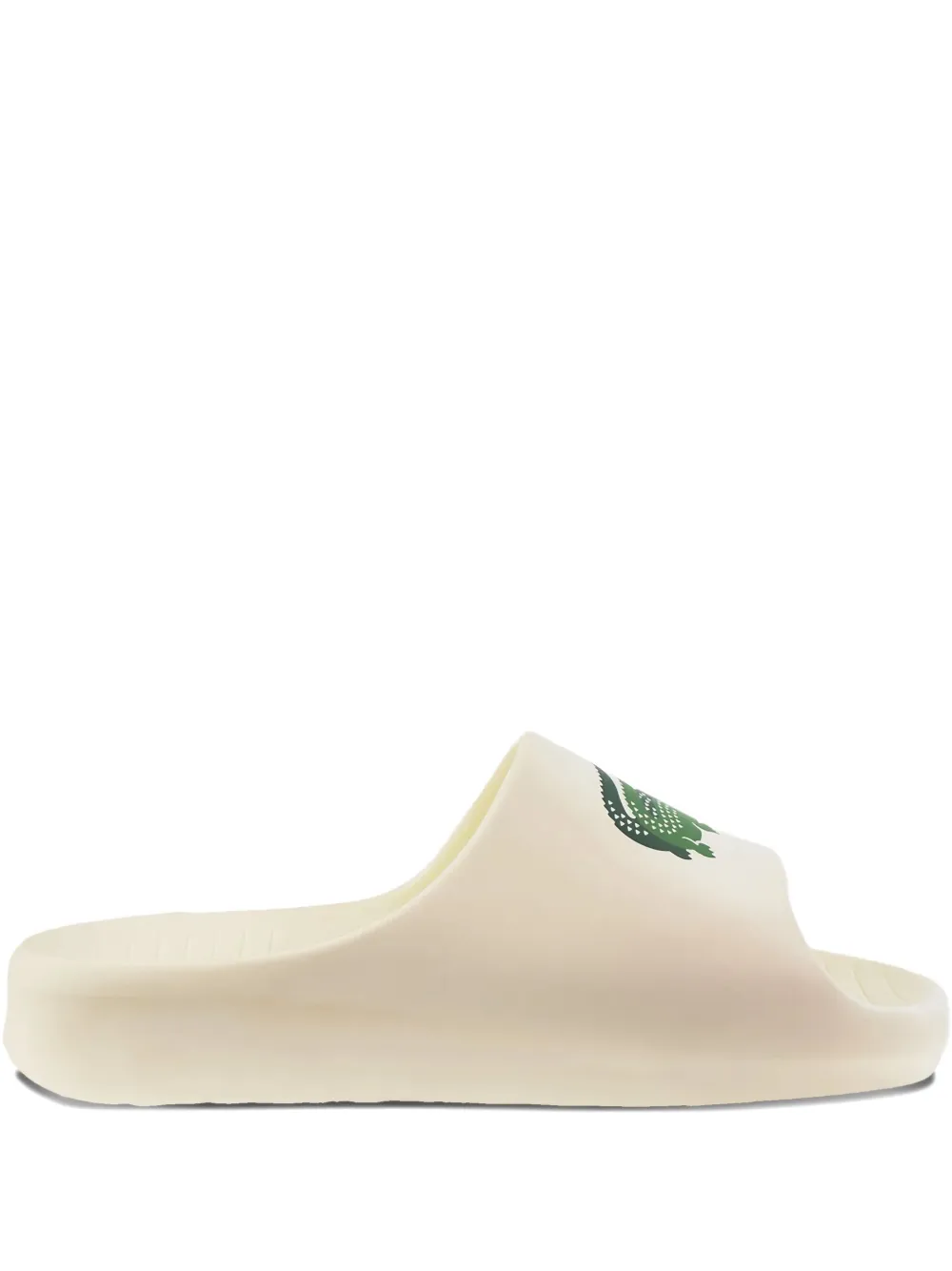 Lacoste Serve 2.0 slides OFF WHITE DARK GREEN