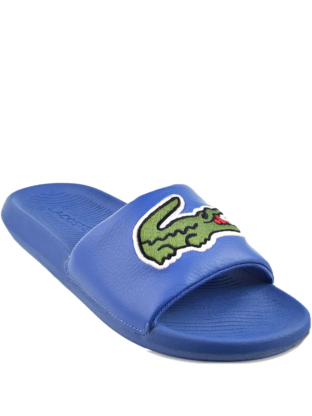 Lacoste Croco slides Blue