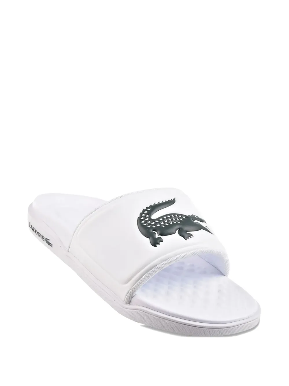 Lacoste Croco Dualiste slides White
