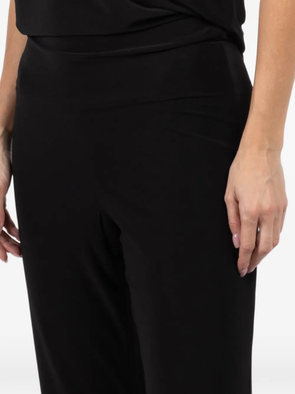 Norma Kamali Bootcut broek Zwart