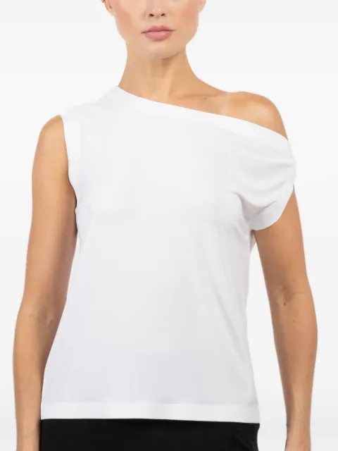 Norma Kamali draped shoulder top