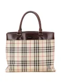 Burberry Pre-Owned 2000-2025 House Check Canvas tote bag - Brown