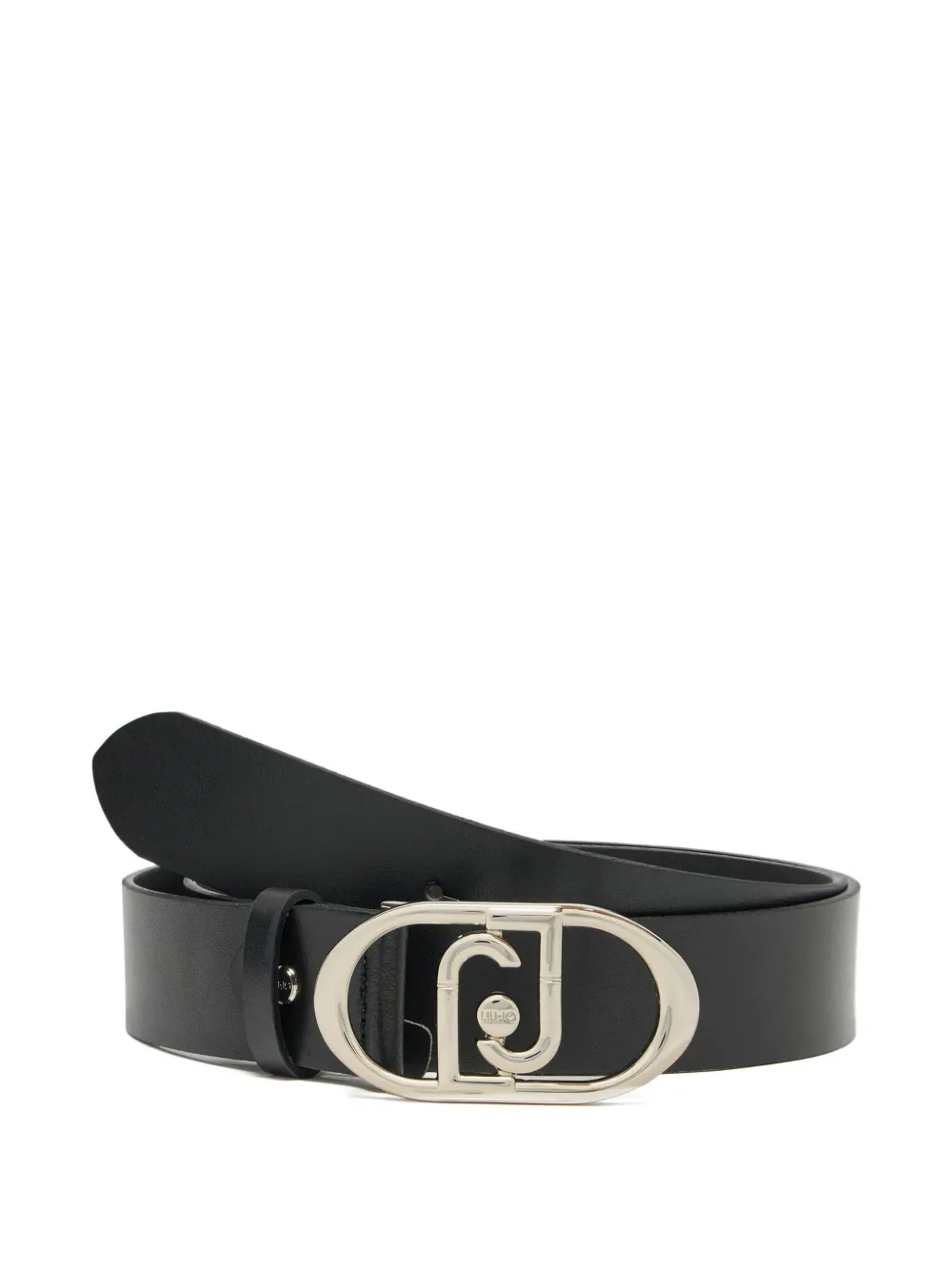 LIU JO LaPuffy leather belt - Zwart