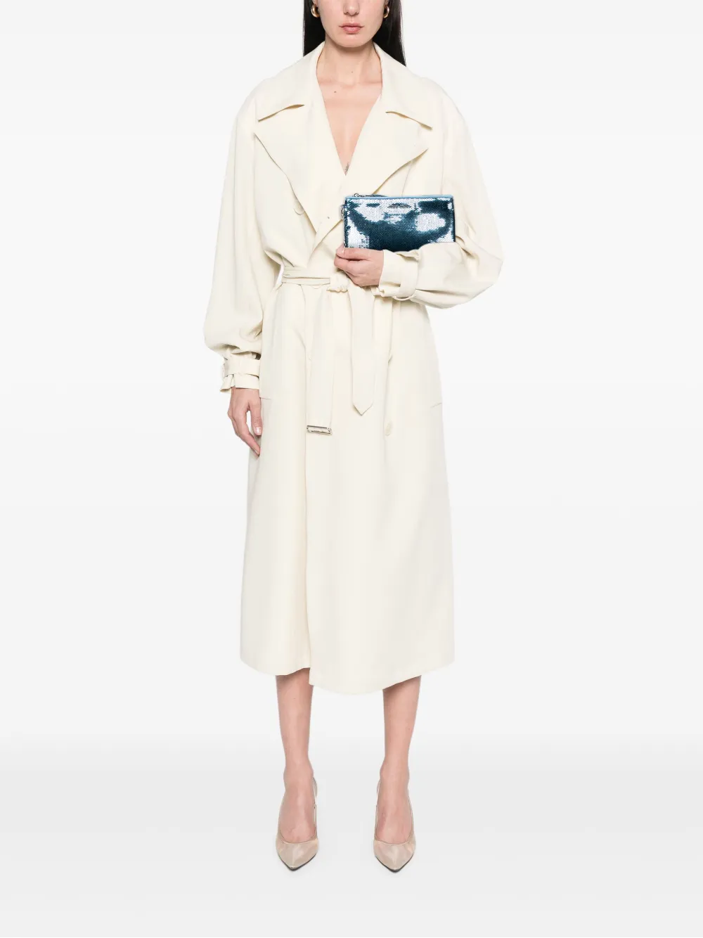 Miu Miu Pre-Owned 2010-2025 スパンコール クラッチバッグ | プレオウンド | Image 2