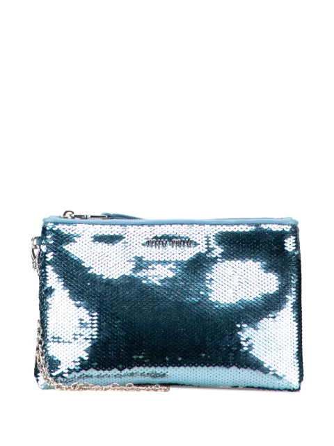 Miu Miu Pre-Owned 2010-2025 スパンコール クラッチバッグ
