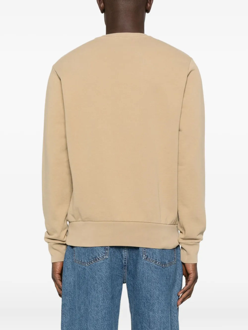 Polo Ralph Lauren Polo Pony Cotton Sweatshirt In Neutral