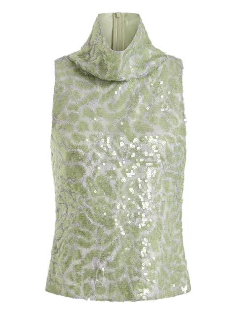 16Arlington Acari lace sequinned top