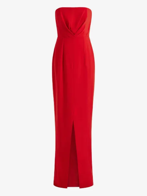 16Arlington Aeta strapless-belted maxi dress