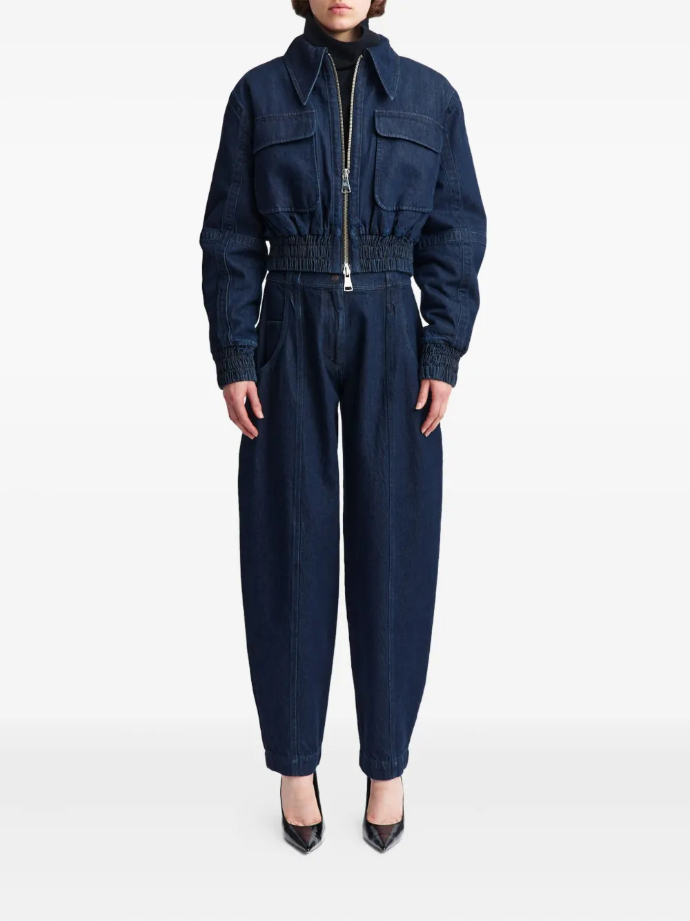 16arlington Cie Jeansjacke In Animal Print