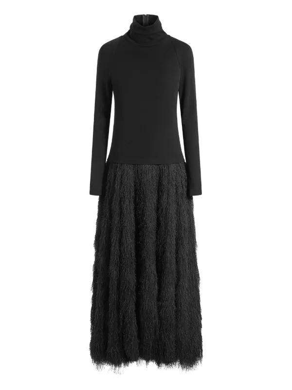 16Arlington Itta Midi Dress in Black