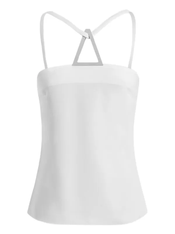 16Arlington Ivia Crêpe Top in White