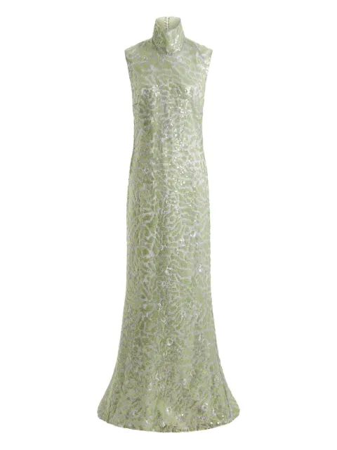 16Arlington  Zegli lace sequinned gown