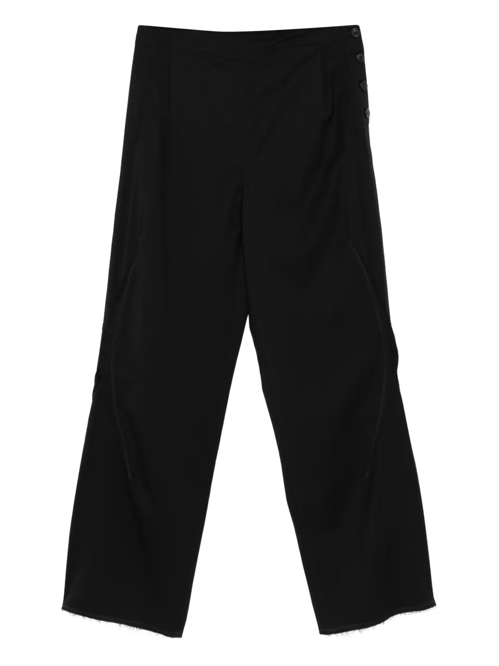Kiko Kostadinov K-Dart button-side trousers | Black | Image 1