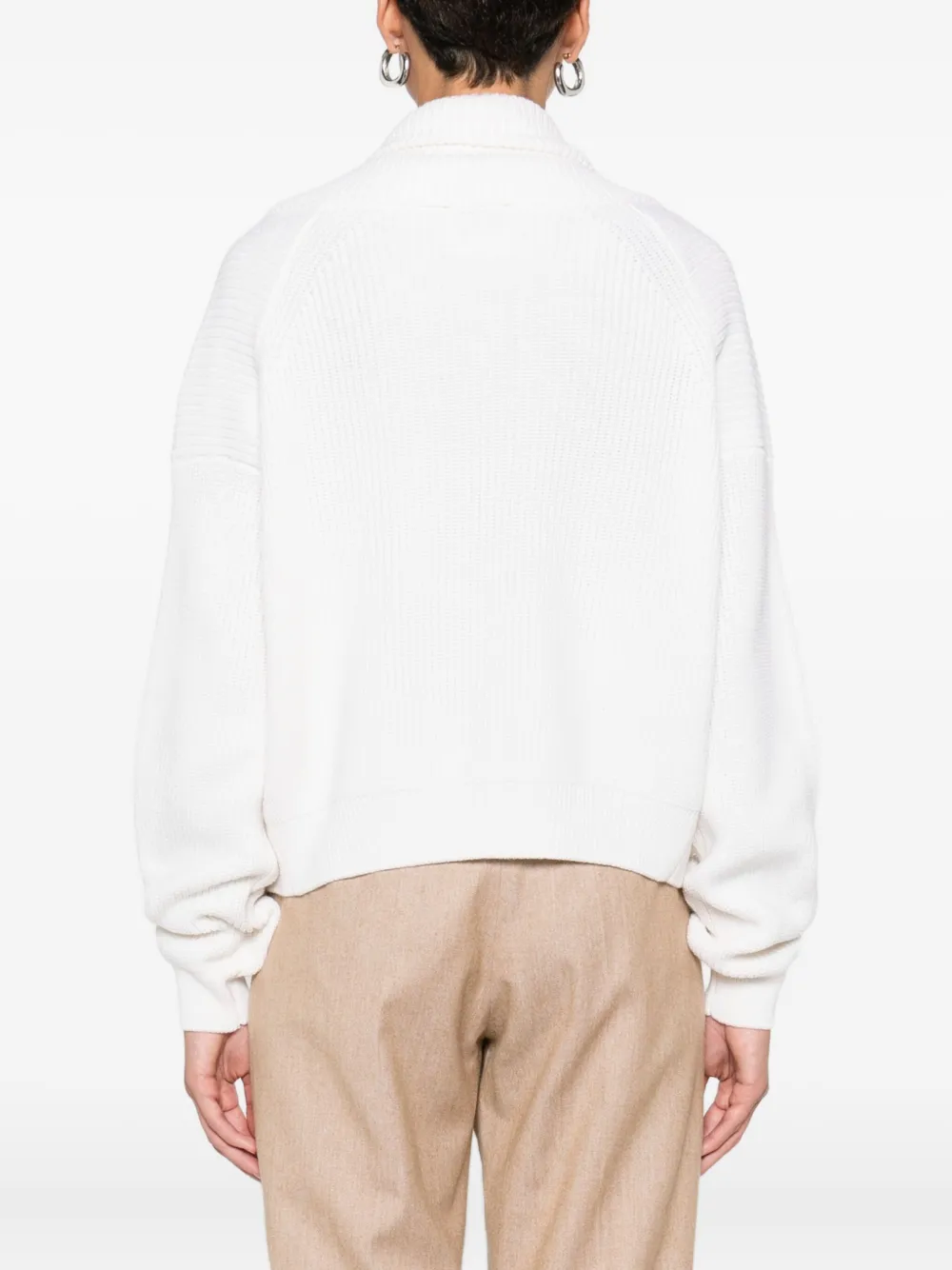 Forte Forte Open-front Cardigan In White