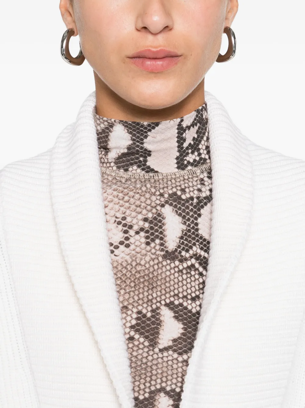 Forte Forte Open-front Cardigan In White