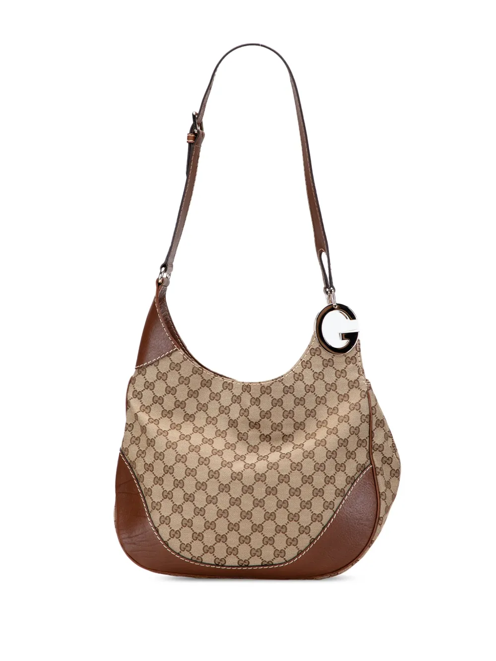 Gucci Pre-Owned 2016-2025 GGキャンバス シャーロット ショルダーバッグ - ブラウン Gucci Pre-Owned 2016-2025 GGキャンバス シャーロット ショルダーバッグ - ブラウン