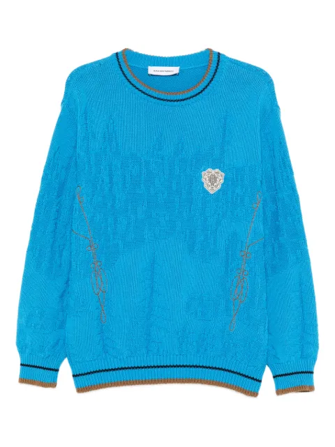 Kiko Kostadinov Fitz embroidered sweater