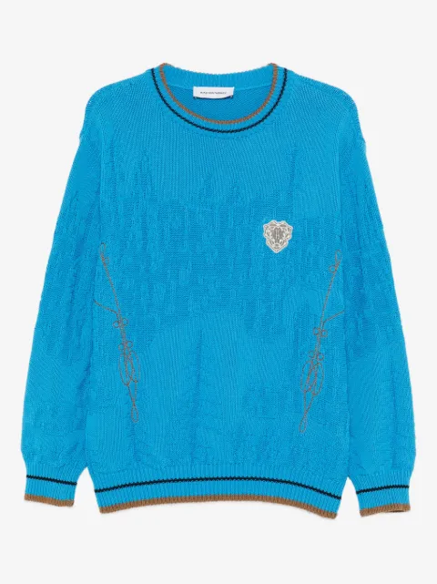Kiko Kostadinov Fitz embroidered sweater