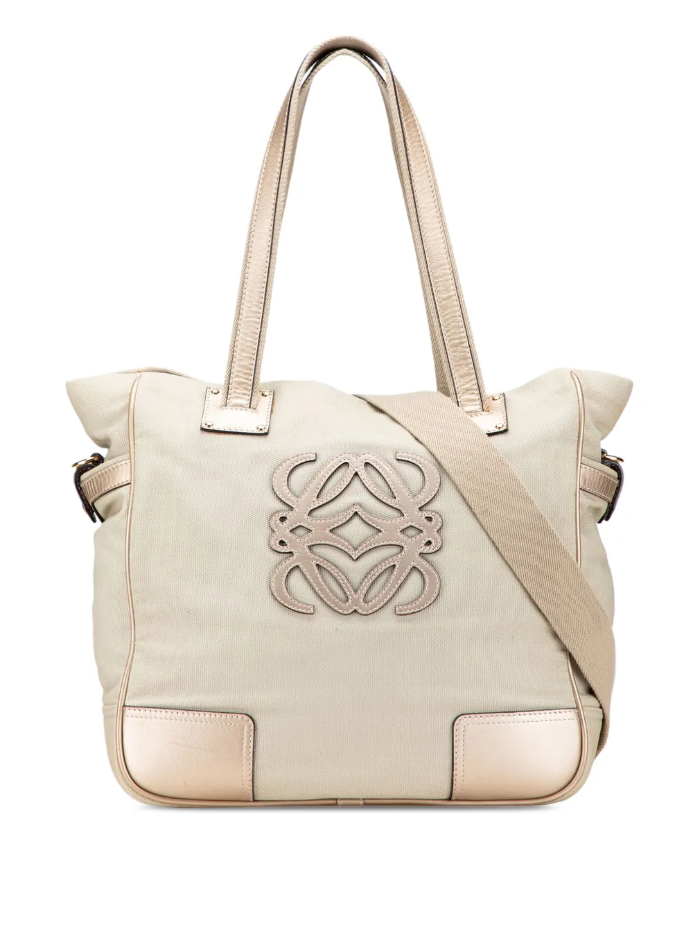 Loewe Pre-Owned 2010-2025 Anagram Canvas satchel | Brown | Image 1