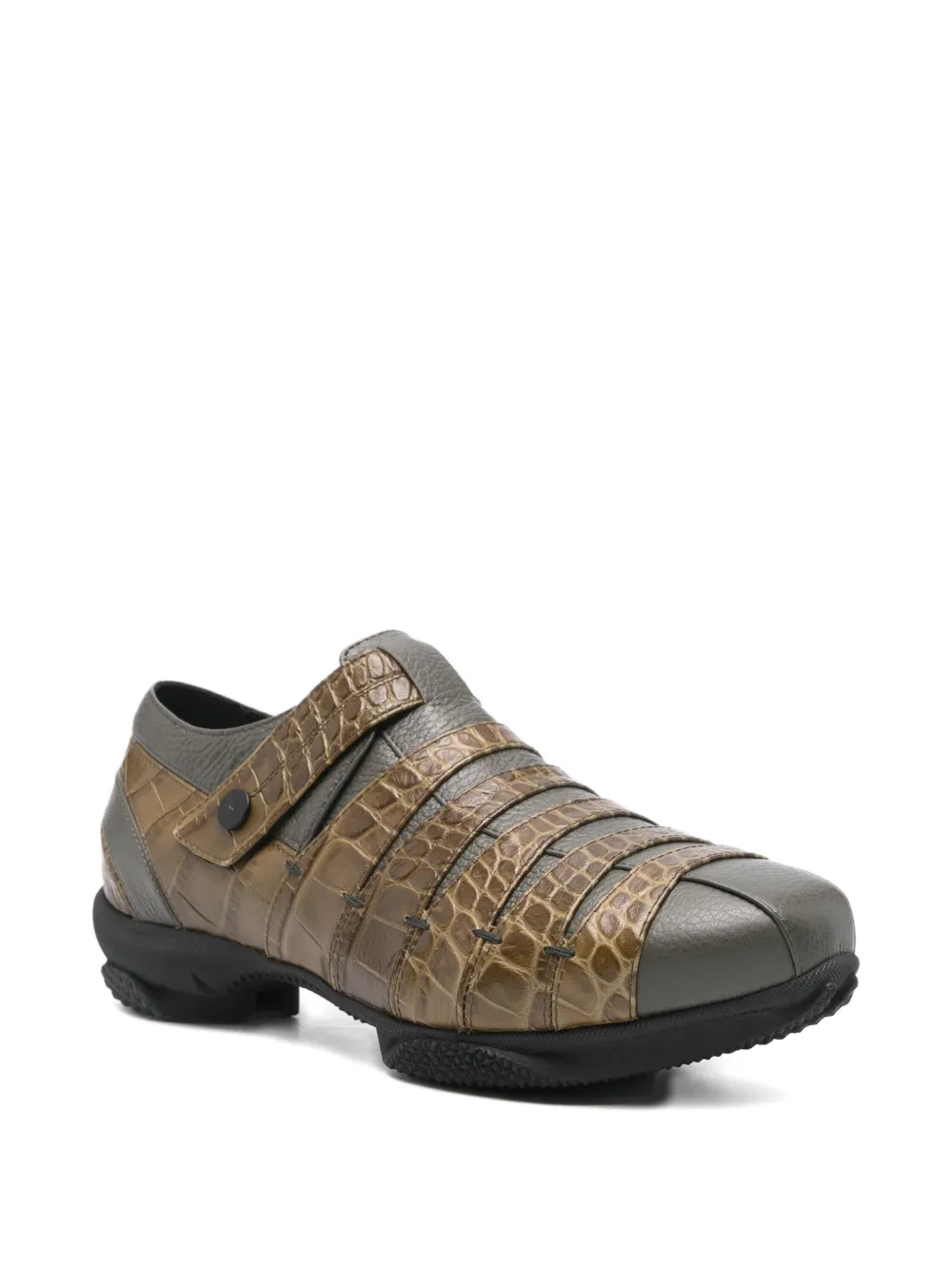 Kiko Kostadinov Leather Loafers In Multi