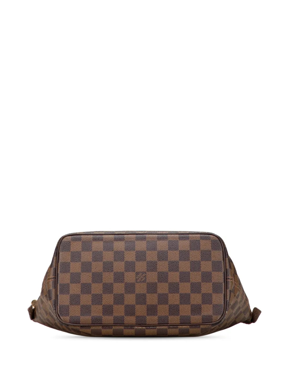 Pre-owned Louis Vuitton 2007 Damier Ebene Saleya Pm Handbag In Brown