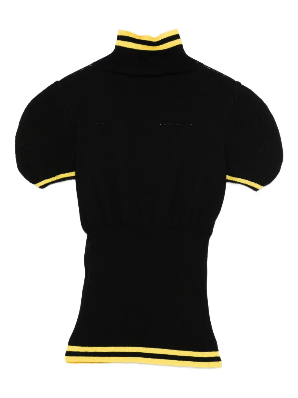 Kiko Kostadinov Simone Striped-trim T-shirt In Black