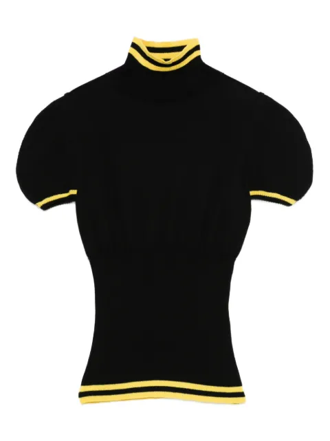 Kiko Kostadinov Simone striped-trim T-shirt