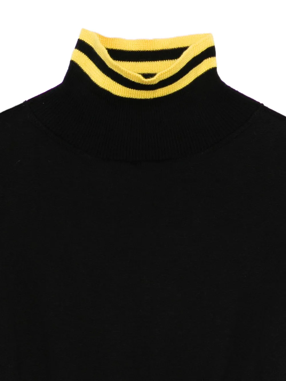 Kiko Kostadinov Simone T-shirt met gestreepte afwerking Zwart