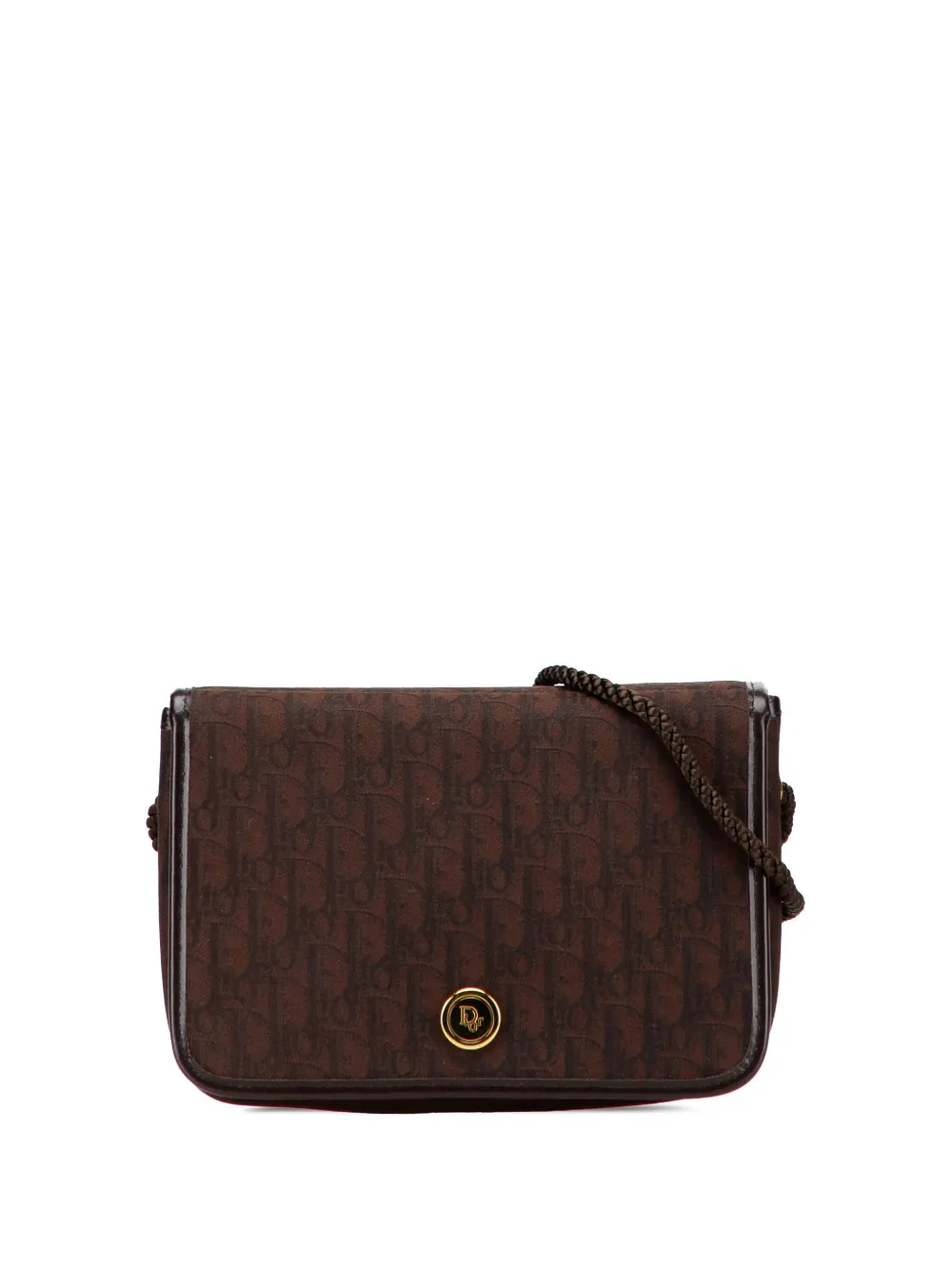 Christian Dior Pre-Owned 20th Century Diorissimo Trotter Canvas Flap crossbody bag | Brown | Image 1