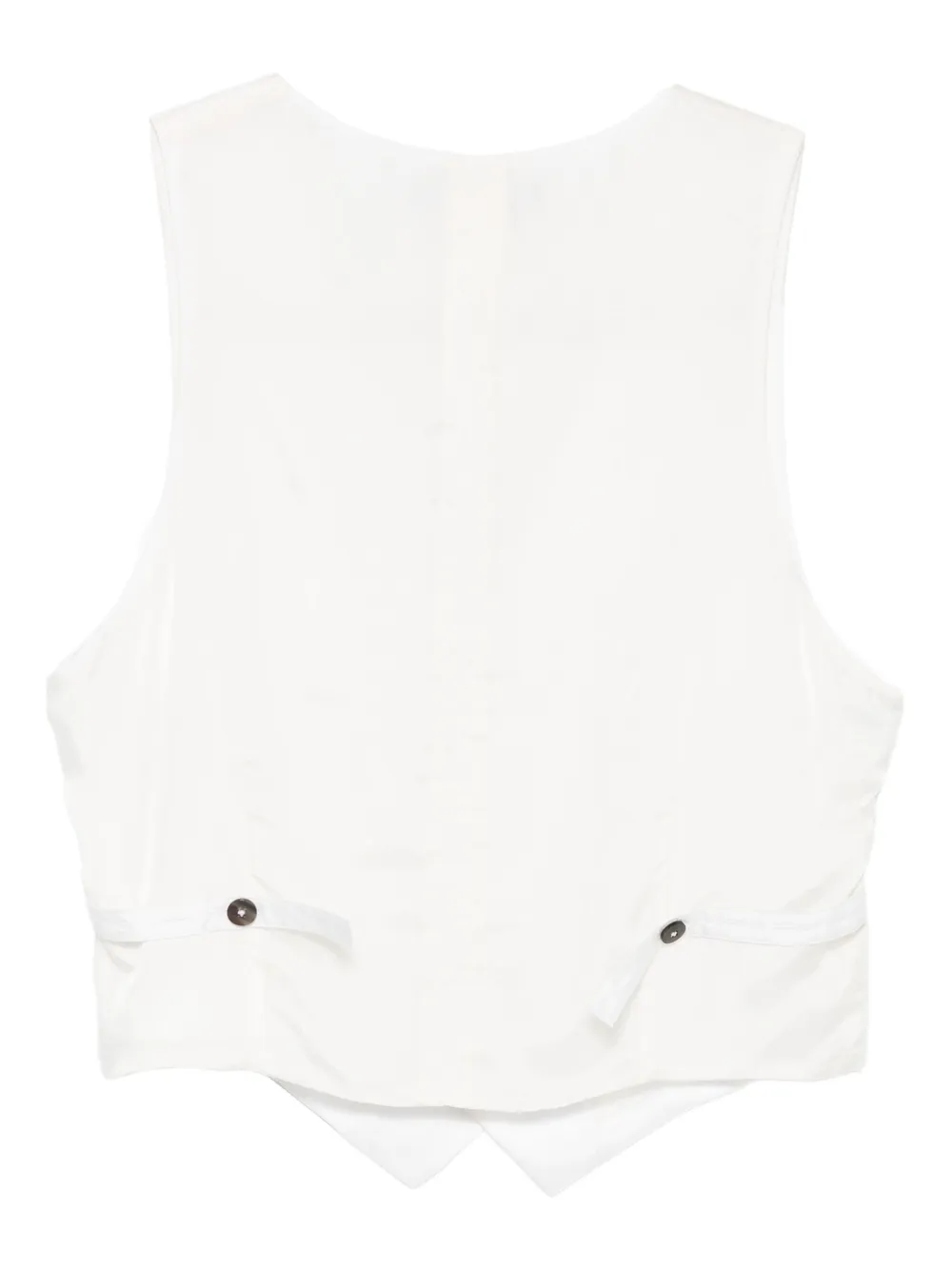 Sapio Button-fastening Waistcoat In White