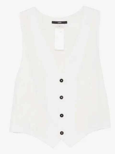 SAPIO button-fastening waistcoat