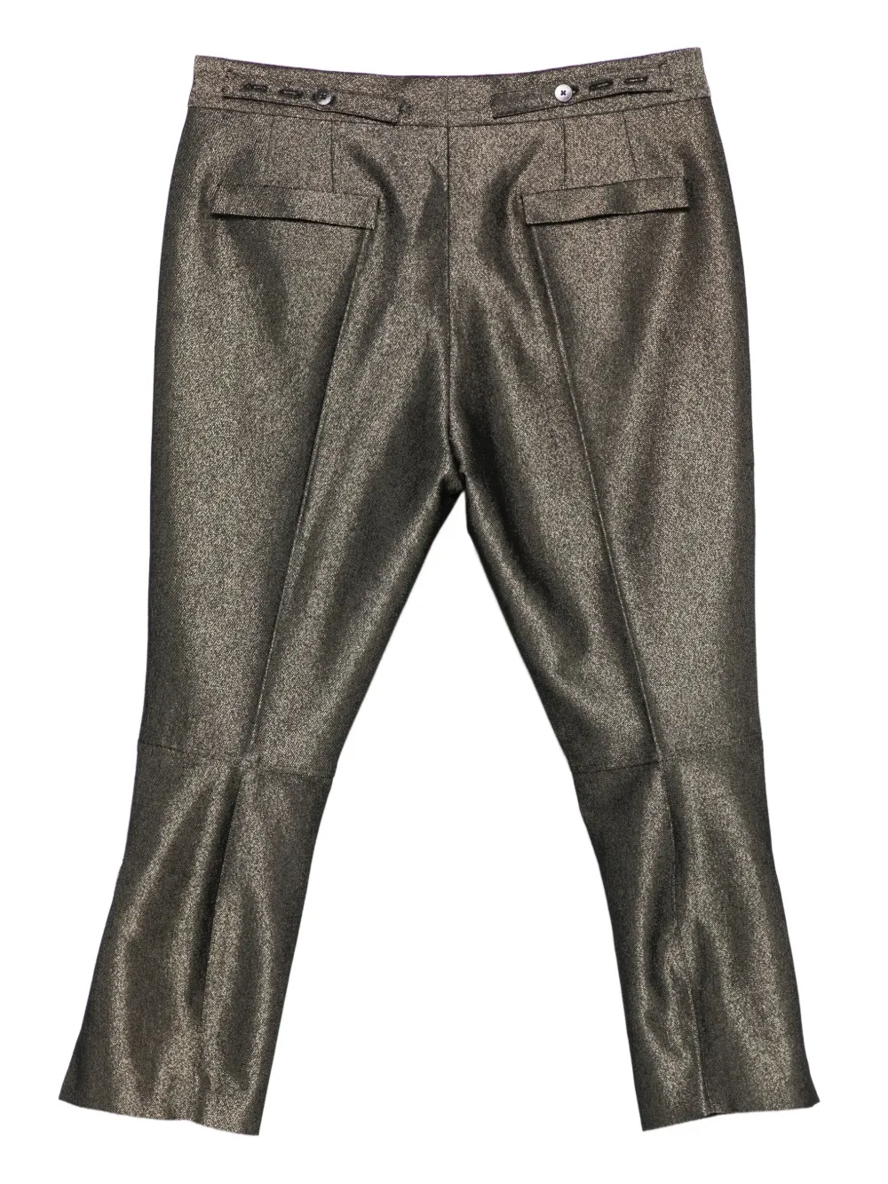 Sapio Metallic Trousers In Gray