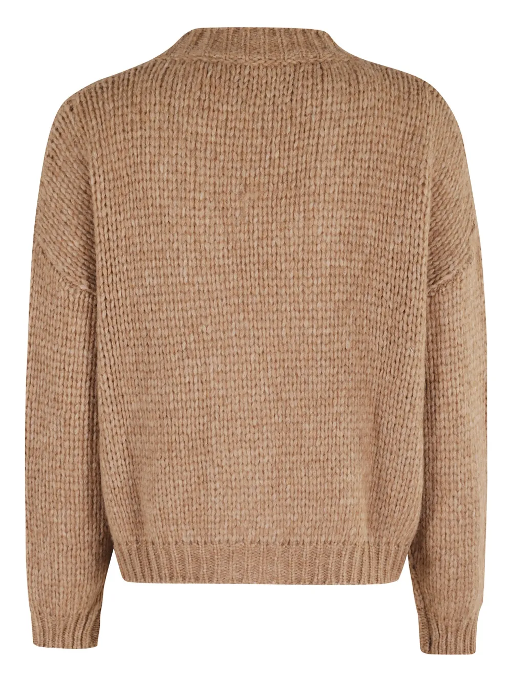 Roberto Collina Button Front-pocket Cardigan In Brown