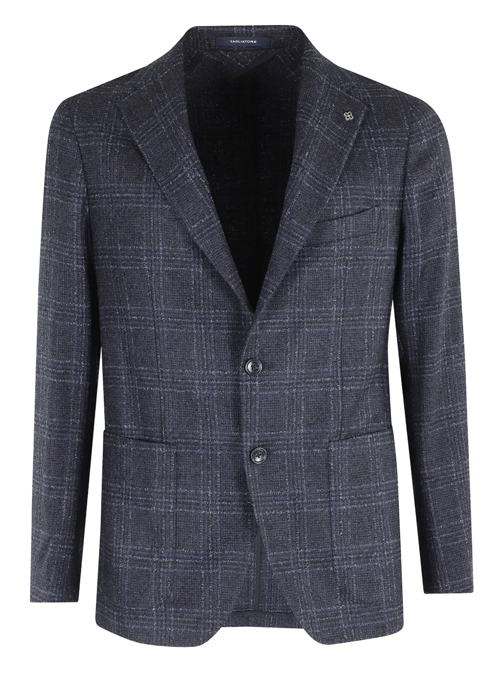 Tagliatore check-pattern jacket | Blue | Image 1