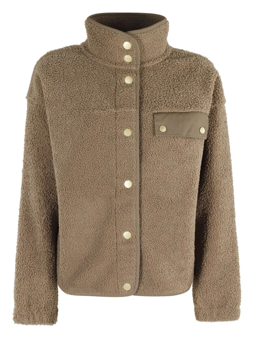 Barbour fleece button-fastening jacket | Green | Image 1